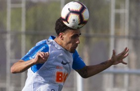 Gabriel durante primeiro treino preparatório para jogo contra o Fluminense, pela Sul-Americana