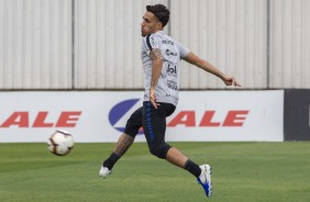 Gabriel no último treino preparatório para embate contra o Fluminense, na quinta-feira