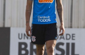 Gustavo durante primeiro treino preparatório para jogo contra o Fluminense, pela Sul-Americana