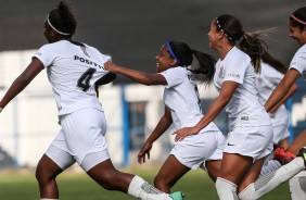 Jogadoras do Timozinho Estrela de Guarulhos pelo Paulista Feminino Sub17