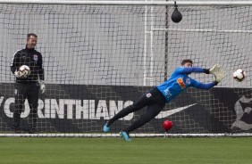 Leandro Idalino e Caque Frana no ltimo treino preparatrio para embate contra o Fluminense