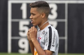 Pedrinho no último treino preparatório para embate contra o Fluminense, pela Sul-Americana