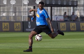 Ren Jr. durante primeiro treino preparatrio para jogo contra o Fluminense, pela Sul-Americana