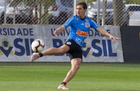 Vital durante primeiro treino preparatrio para jogo contra o Fluminense, pela Sul-Americana