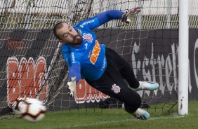 Walter no último treino preparatório para embate contra o Fluminense