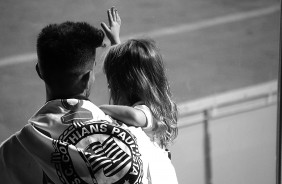Amor de pai para filho nos jogos do Corinthians