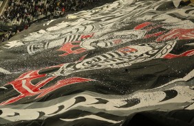 Bandeirão do Corinthians em dias de jogos