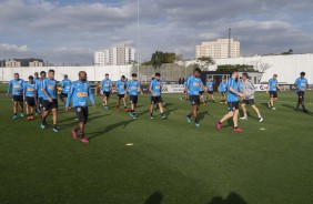 Elenco do Corinthians finaliza preparao para jogo contra o Fluminense, pela Sul-Americana