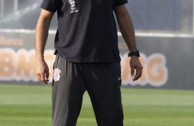Fábio Carille finaliza preparação para jogo contra o Fluminense, pela Sul-Americana