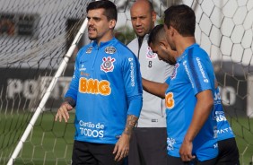 Fagner e companheiros finaliza preparao para jogo contra o Fluminense, pela Sul-Americana