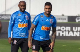 Love e Michel finaliza preparao para jogo contra o Fluminense, pela Sul-Americana