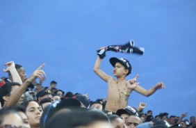 Muitas crianças vão aos jogos do Corinthians