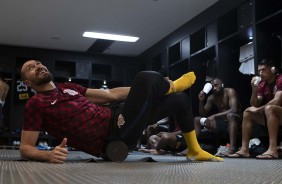 Goleiro Walter no vestirio do Maracan antes do jogo contra o Fluminense, pela Sul-Americana