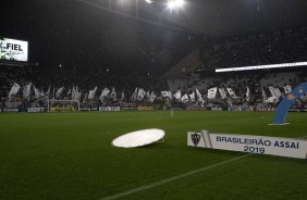 109 bandeiras estiveram presentes na Arena Corinthians em comemorao ao aniversrio do clube