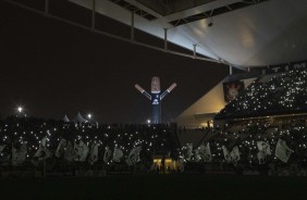 Arena Corinthians durante comemorao de aniversrio do clube