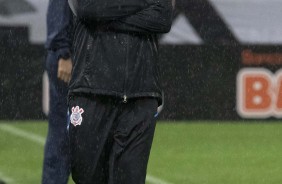 Carille durante jogo contra o Atltico-MG, pelo Brasileiro