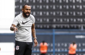 Coelho no duelo contra o Linense, pelo Campeonato Paulista Sub-20