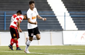 Gabriel no duelo contra o Linense, pelo Campeonato Paulista Sub-20