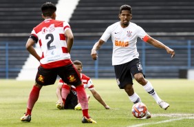 Garoto Rael no duelo contra o Linense, pelo Campeonato Paulista Sub-20