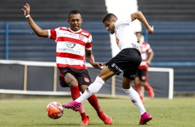 Igor no duelo contra o Linense, pelo Campeonato Paulista Sub-20