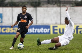 Igor no jogo contra o Santos pelo Brasileiro Sub-20
