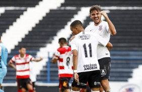 João Celeri no duelo contra o Linense, pelo Campeonato Paulista Sub-20
