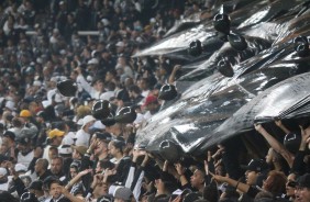 Torcida corinthiana no duelo contra o Atlético-MG, pelo Brasileirão