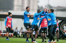 Timo treina no CT Joaquim Grava para duelo contra o Cear, pelo Brasileiro