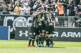 Corinthians no jogo contra o Ceará, pelo Campeonato Brasileiro