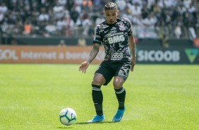 Junior Urso no duelo contra o Ceará, pelo Campeonato Brasileiro, na Arena Corinthians