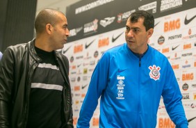 Sheik e Carille chega  Arena Corinthians para duelo contra o Cear, pelo Brasileiro