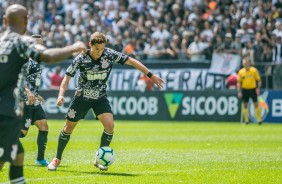 Vital no duelo contra o Ceará, pelo Campeonato Brasileiro, na Arena Corinthians