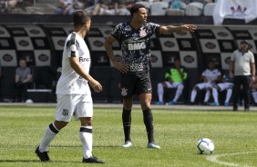 Gustavo durante jogo contra o Cear, pelo Brasileiro, na Arena Corinthians