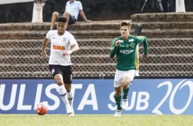 Sandoval durante vitória sobre o Guarani, pelo Campeonato Paulista Sub20