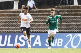 Sandoval durante vitria sobre o Guarani, pelo Campeonato Paulista Sub20