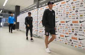 Vital chega  Arena Corinthians para jogo contra o Cear