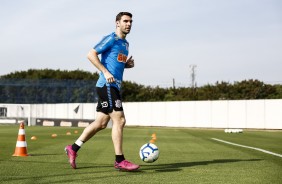 Boselli durante treino de hoje no CT Joaquim Grava