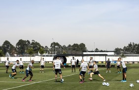 Corinthians faz treinamento na manh desta quarta-feira no CT Joaquim Grava