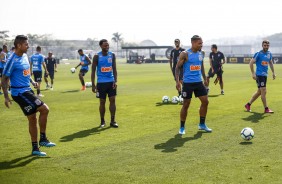 Timão se prepara para enfrentar o Fluminense
