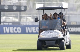 Timão se prepara para enfrentar o Fluminense, no domingo