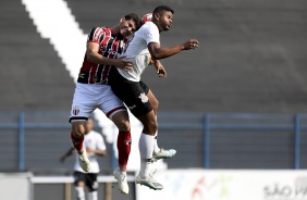 Atacante Nathan durante vitria sobre o Botafogo, pelo Campeonato Paulista Sub-20