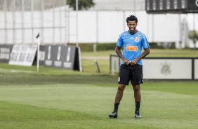 Gil no último treino antes do jogo contra o Fluminense, pelo Brasileirão