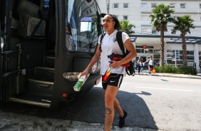 Lel antes do duelo contra o Flamengo, pela semifinal do Brasileiro