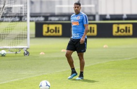Ralf no último treino antes do jogo contra o Fluminense, pelo Brasileirão