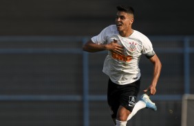 Sandoval durante vitria sobre o Botafogo, pelo Campeonato Paulista Sub-20