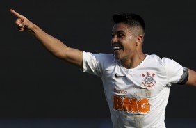 Sandoval durante vitria sobre o Botafogo, pelo Campeonato Paulista Sub-20
