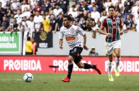 Gabriel no jogo contra o Fluminense, pelo Brasileiro, no Man Garrincha