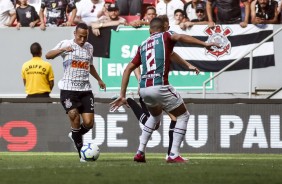 Janderson no jogo contra o Fluminense, pelo Brasileiro, no Man Garrincha