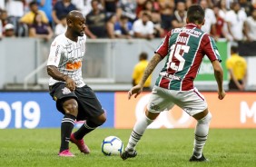 Vagner Love no jogo contra o Fluminense, pelo Brasileiro, no Man Garrincha