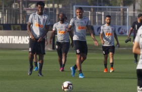 Gil, Love, Urso e Clayson durante último treino antes da decisão pela Sul-Americana
